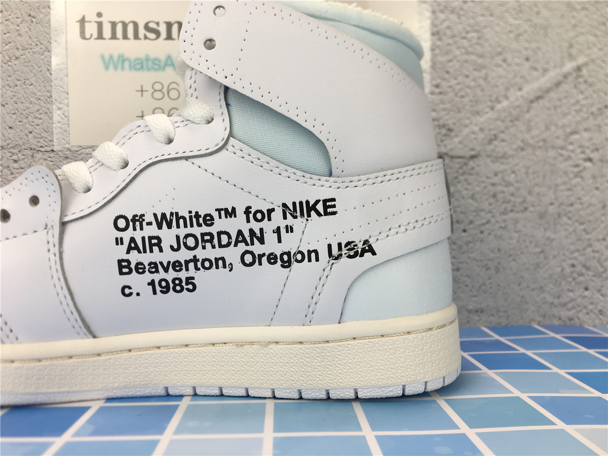 OG Batch Off-White Air Jordan 1 White AQ0818-100